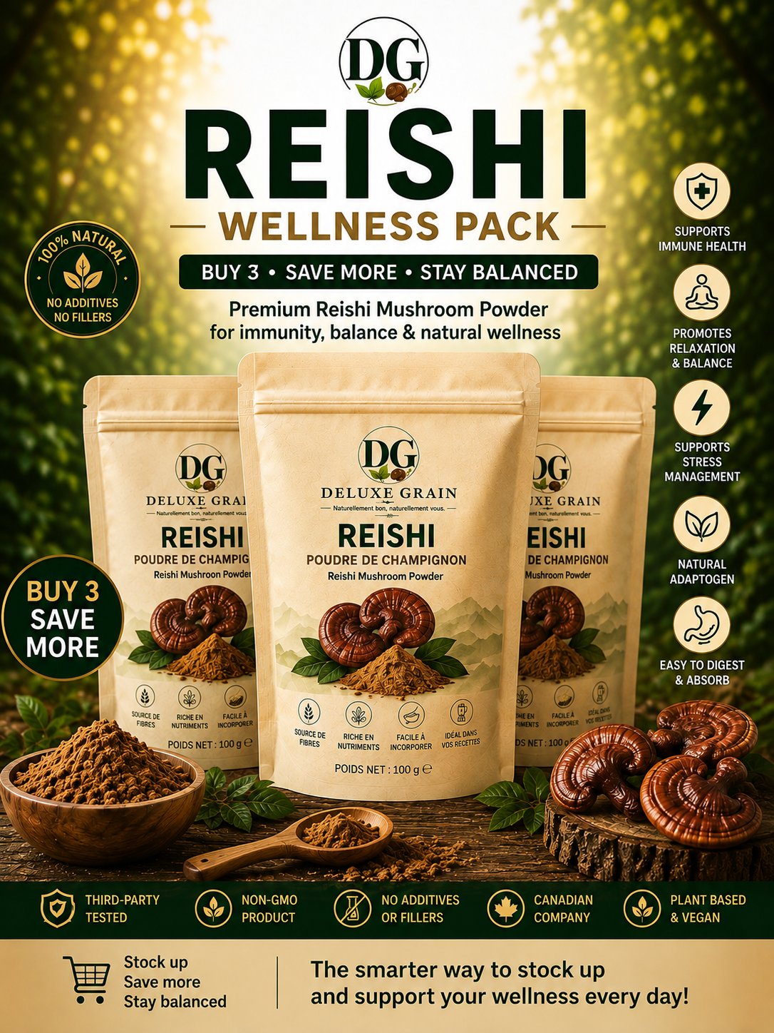 Reishi Wellness Pack