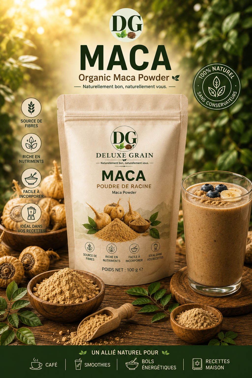 Gélules Maca Plus